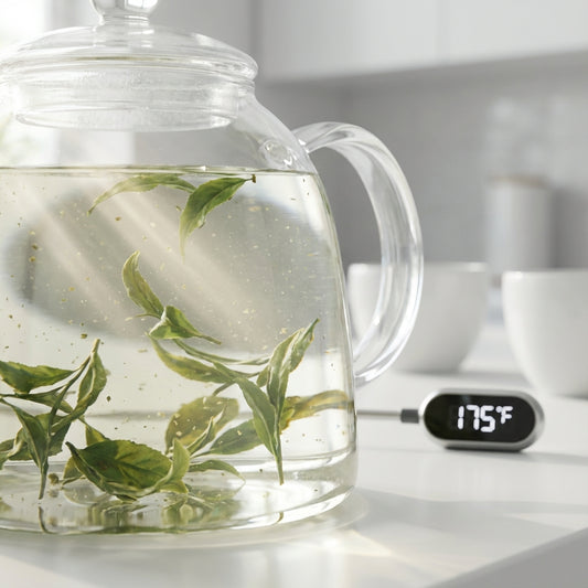 Why are green tea steep times and temperatures lower compared to other teas like black, oolong and pu-erh?